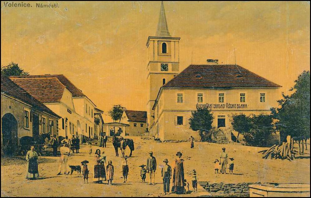 Volenice namesti 1910.jpg